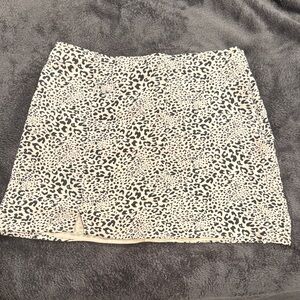 American Eagle Outfitters Animal Print Mini Skirt
